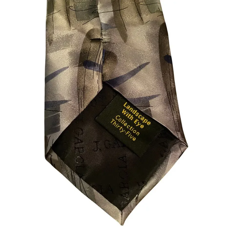 Jerry Garcia Landscape With Eye Collection 35 Silk Abstract Necktie‎